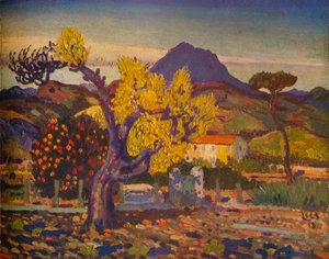 花の梨の木、1913年1932年 作： Derwent Lees