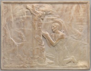 砂漠の聖ジェローム、c。 1461年。 作： Desiderio da Settignano