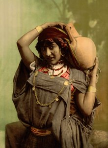 ベドウィンの女性、チュニス、チュニジア