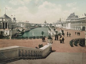 グランドコート、トランスミシシッピ博覧会、1898 作： Detroit Photographic Co.