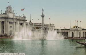 ネプチューンの噴水、トランスミシシッピ博覧会、1898年 作： Detroit Photographic Co.