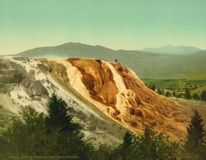 ジュピターテラス、イエローストーンパーク、1902年頃（フォトクロム）