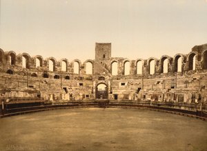 アリーナ、フランス、アルル、フォトクロムプリント、1900年頃 作： Detroit Publishing Co.