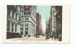ピッツバーグ、フィフス・アンド・ウッド・ストリート 作： Detroit Publishing Co.