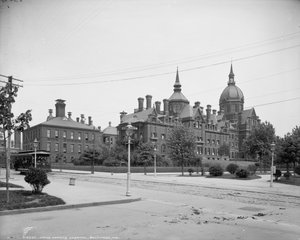 ジョンズホプキンス病院、メリーランド州ボルチモア、1903年頃 作： Detroit Publishing Co.
