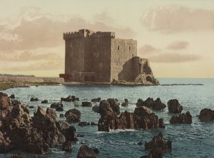 カンヌの聖オノラ修道院、1900年頃 作： Detroit Publishing Co.