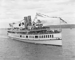 Sandy Hook Steamer Asbury Park、1909