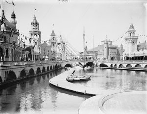 Shoot the Chutes, Lune Park, Coney Island 作： Detroit Publishing Co.
