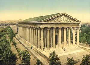 マドレーヌ、パリ、1890〜1900年頃 作： Detroit Publishing Co.