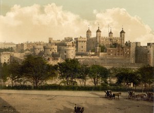 ロンドン塔、1890〜1900年頃 作： Detroit Publishing Co.