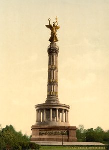 凱旋門、ベルリン、ドイツ、1900年頃 作： Detroit Publishing Co.