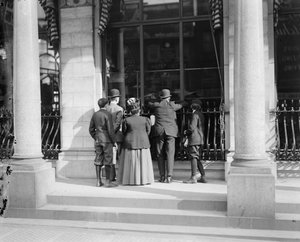 ヘラルドプレスを見て、ヘラルドビル、ニューヨーク、ニューヨーク、c.1900-10 作： Detroit Publishing Co.