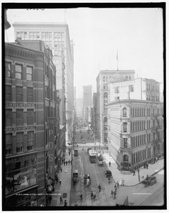 リバティ・アベニューからウッド・ストリート、ピッツバーグ、パ 作： Detroit Publishing Co.