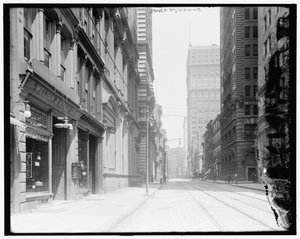 Wood Street, looking east, Pittsburgh, Pa. 作： Detroit Publishing Co.