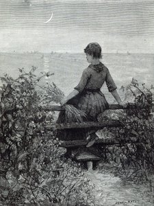 フィッシャーのラス、「レジャーアワー」、1888年 作： Dewey Bates