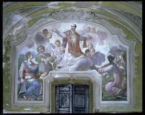 ロヨラの聖イグナティウスの神格化（1491年～1556年頃）」（Refectoryより 作： Diacinto Fabbroni