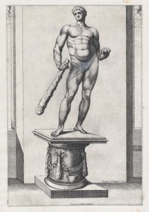 ローマの素晴らしさの鏡: ヘスペリデスのリンゴを持ったヘラクレス, 1581., 1581. 作： ダイアナ・マントゥアナ