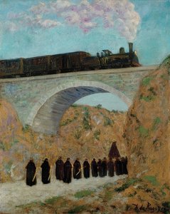 カスティーリャの聖金曜日（Vendredi Saint en Castille）。 1904 作： Diario or Dario de Regoyos y Valdes