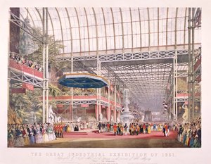 大展覧会、クリスタルパレス、ハイドパーク、ロンドン、1851 作： Dickinson Brothers