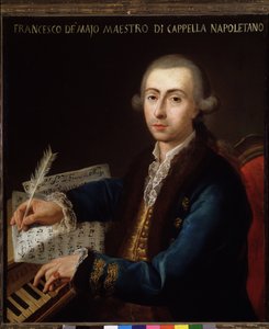 ジャンフランチェスコデマジョ（1732-1770）イタリアの作曲家の肖像