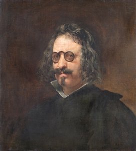 フランシスコ・ゴメス・デ・ケベド・イ・ビジェガス 作： Diego Rodriguez de Silva (studio of) Velazquez