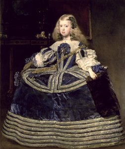 青いドレスを着たインファンタマルガリータテレサ 作： Diego Velázquez