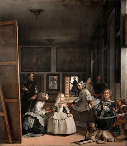 ラスメニーナスまたはフィリップIVの家族、c 1656（キャンバスに油彩）