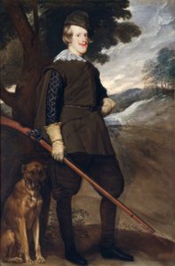 狩猟衣装を着たフィリップ4世 作： Diego Velázquez