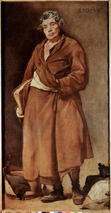 ギリシャの作家、イソップの肖像（油彩・キャンバス 作： Diego Velázquez