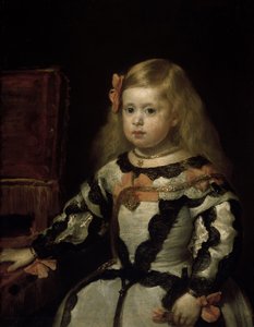 4歳のマルゲリータ王女の肖像