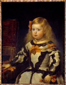 フィリップ4世の娘、インファンテ・マリー・マルグリット（1651-1673）の肖像。絵画：ディエゴ・ベラスケス（Velazquez 作： Diego Velázquez
