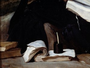 道化師ディエゴ・デ・アセドの肖像は、いとこを言う、詳細。本。ディエゴ・ロドリゲス・デ・シルヴァ・イ・ベラスケス（1599-1660）の絵画 作： Diego Velázquez