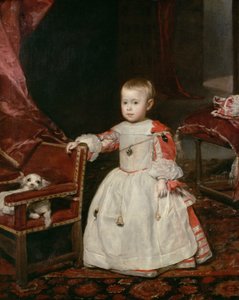 フィリップ・プロスペロー王子（1657-61年 作： Diego Velázquez