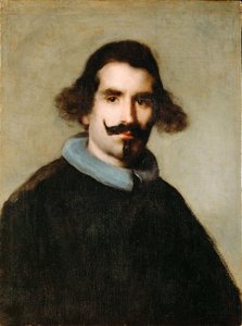 ベラスケス、ディエゴ(1599-1660)の自画像。油彩・キャンバス、1650年頃、寸法：63x50。ローマ、カピトリーニ美術館（Musei Capitolini 作： Diego Velázquez