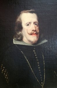 「スペインのフェリペ4世の肖像」、c1656-c1660 作： Diego Velasquez