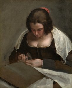 お針子、c。 16401650。 作： Diego Velasquez