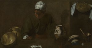 キッチンの風景 作： Diego Velázquez