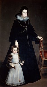 ドナアントニアイフェナリエッタと彼女の息子、1631年 作： Diego Velázquez