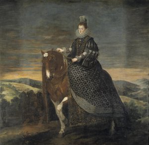 オーストリアのマルガリータの騎馬像 作： Diego Velázquez