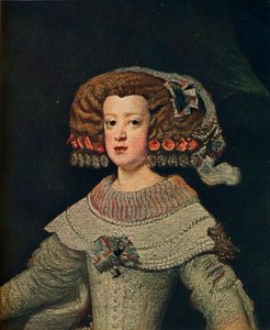 女王マリーアンの肖像、オーストリアのマリアナ、1652年、1910年 作： Diego Velázquez