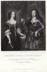 メディチスのフェルディナンドとその配偶者の肖像 作： Diego Velázquez