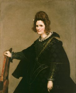 女性の肖像、c.1630 作： Diego Velázquez