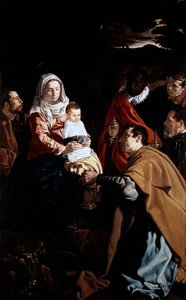 賢者の礼拝、1619年。 作： Diego Velázquez