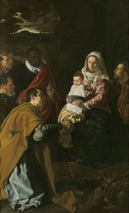 賢者の礼拝、1619 作： Diego Velázquez