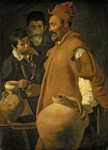 セビリアの水売り、c.1620 作： Diego Velázquez