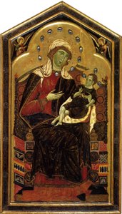 マドンナとチャイルド、1262年頃 作： Dietisalvi di Speme