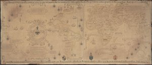 世界地図プロパガンダ、1529年 作： Diogo Ribeiro