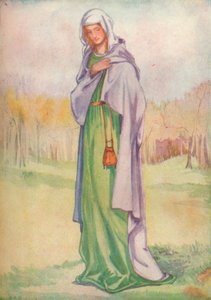 「ヘンリー 3 世の時代の女性」、1907 年 作： Dion Clayton Calthrop