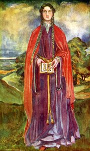 ヘンリー1世の時代の女性の衣装 作： Dion Clayton Calthrop