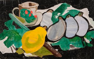 ブラックへのオマージュ（コラージュ） 作： Dione Verulam